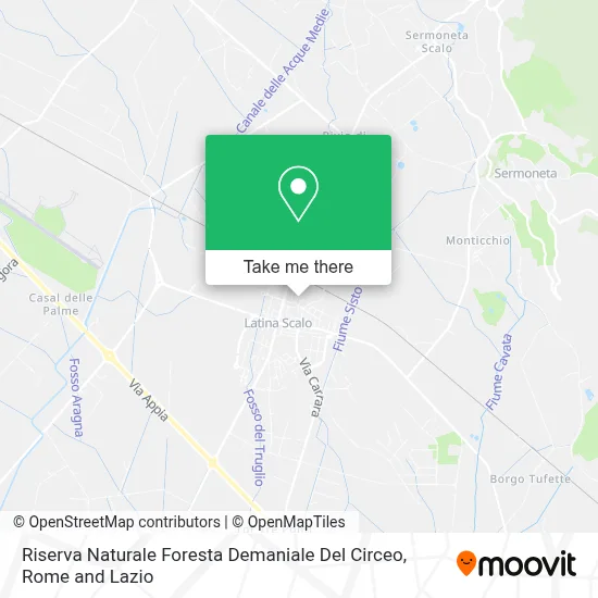 Riserva Naturale Foresta Demaniale Del Circeo map