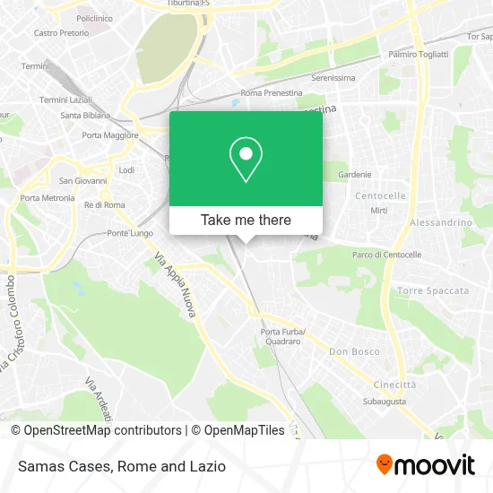Samas Cases map