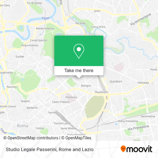 Studio Legale Passerini map