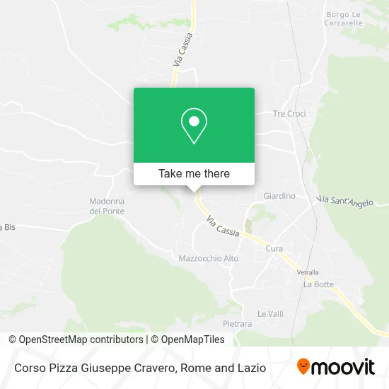 Corso Pizza Giuseppe Cravero map