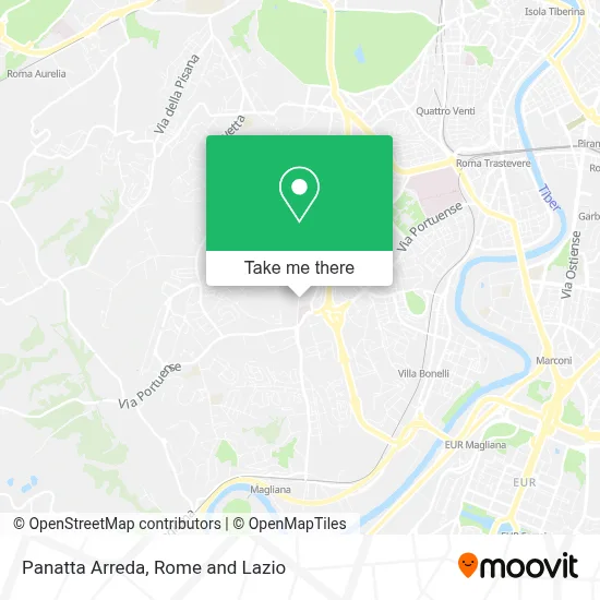 Panatta Arreda map