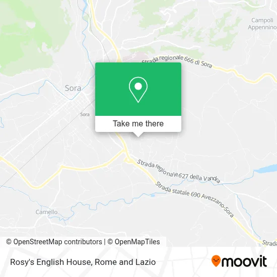 Rosy's English House map