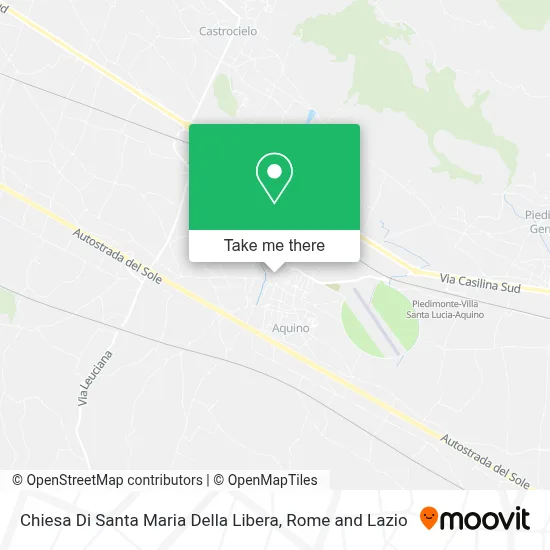 Chiesa Di Santa Maria Della Libera map