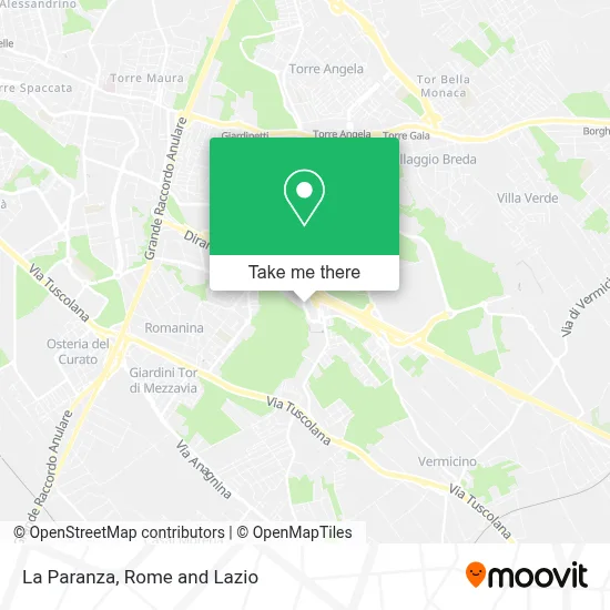La Paranza map