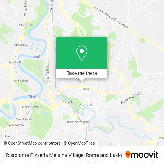 Ristorante Pizzeria Melaina Village map
