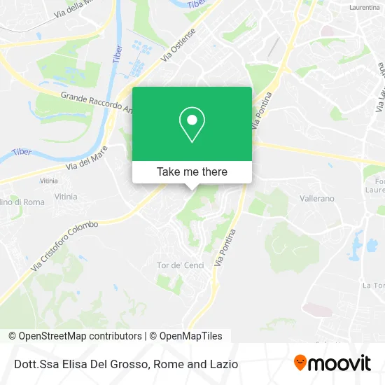 Dott.Ssa Elisa Del Grosso map