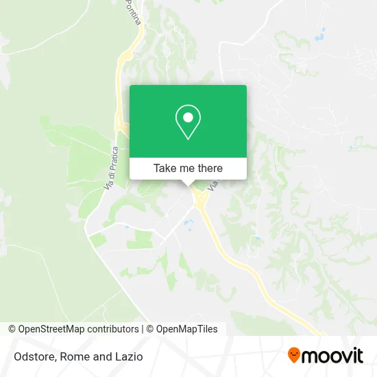Odstore map