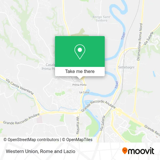 Western Union map