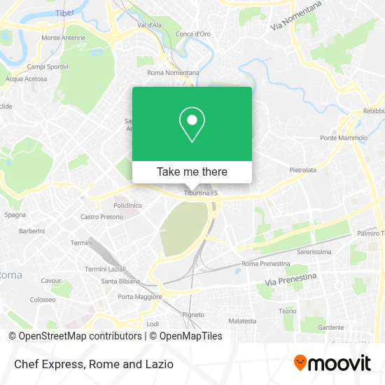 Chef Express map