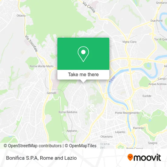 Bonifica S.P.A map