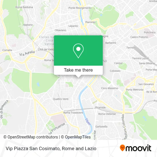 Vip Piazza San Cosimato map