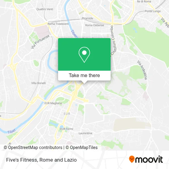 Five's Fitness map