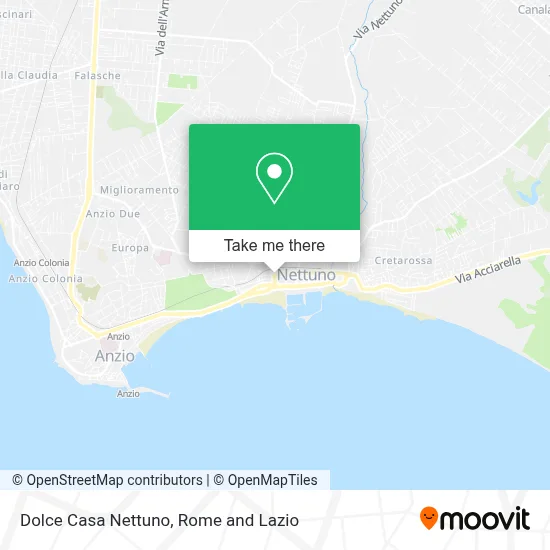 Dolce Casa Nettuno map
