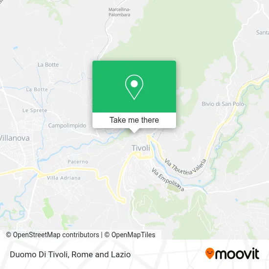 Duomo Di Tivoli map