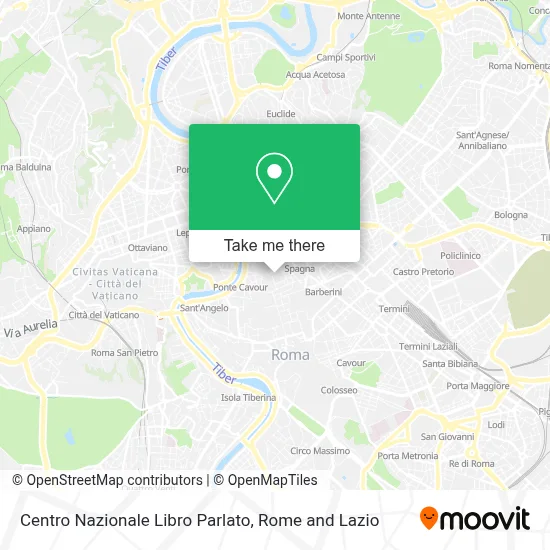 Centro Nazionale Libro Parlato map