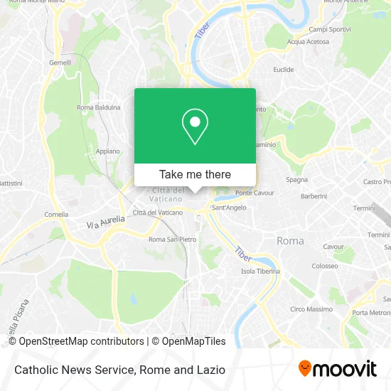 Catholic News Service map