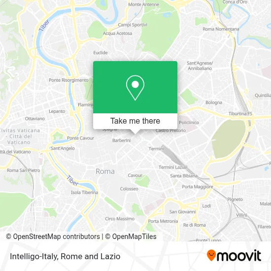 Intelligo-Italy map