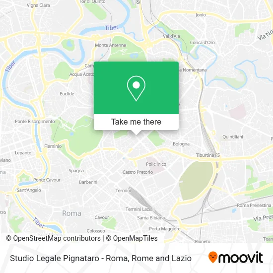Studio Legale Pignataro - Roma map