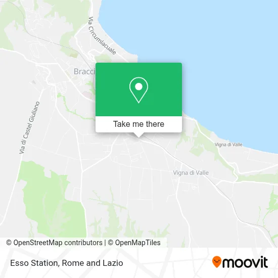 Esso Station map