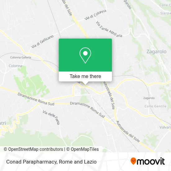 Conad Parapharmacy map