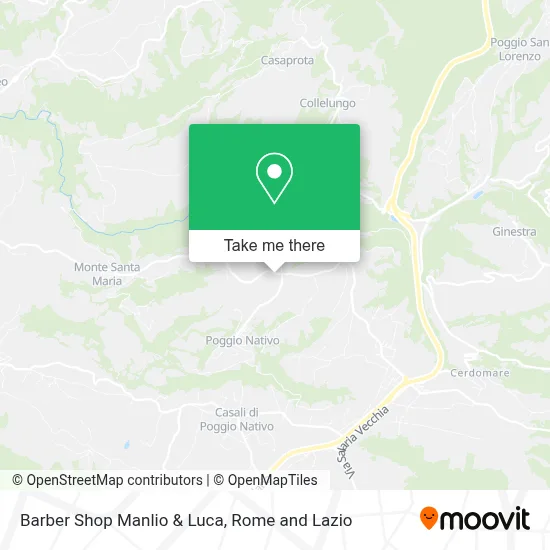 Barber Shop Manlio & Luca map