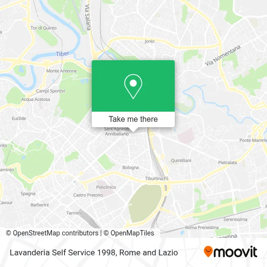 Lavanderia Self Service 1998 map