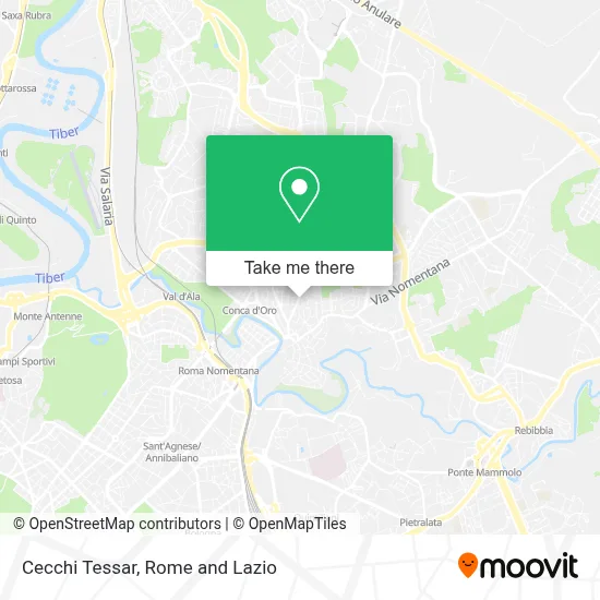 Cecchi Tessar map