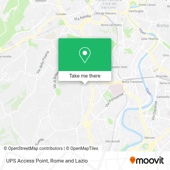 UPS Access Point map