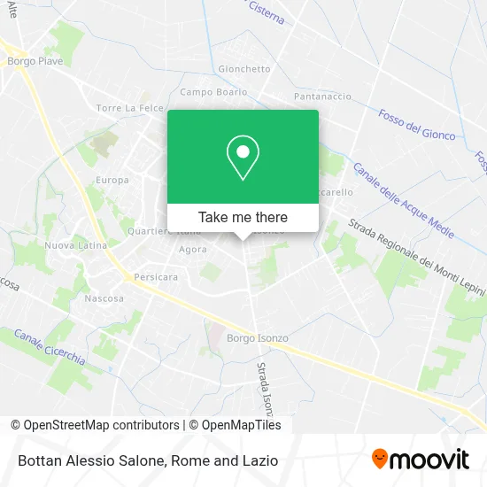 Bottan Alessio Salone map