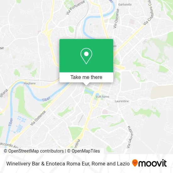 Winelivery Bar & Enoteca Roma Eur map