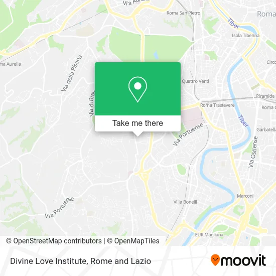 Divine Love Institute map