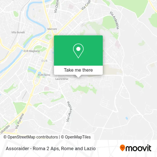 Assoraider - Roma 2 Aps map