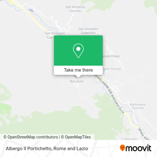 Albergo Il Portichetto map