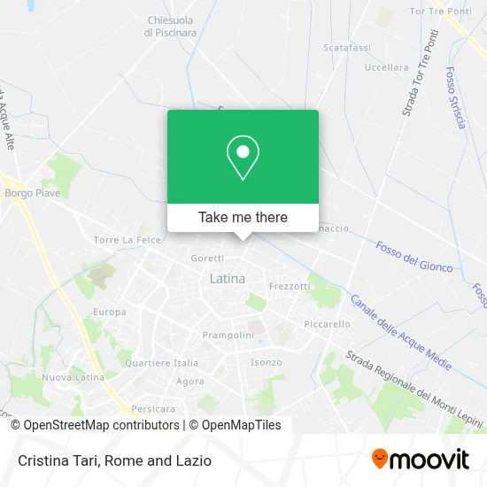 Cristina Tari map