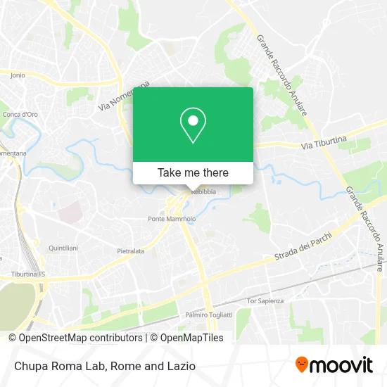 Chupa Roma Lab map