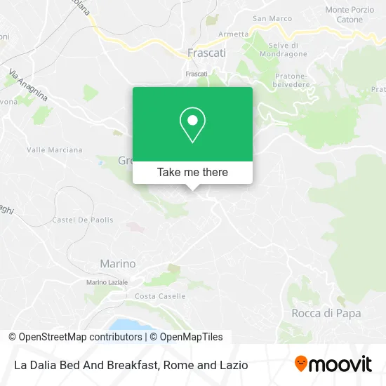 La Dalia Bed And Breakfast map