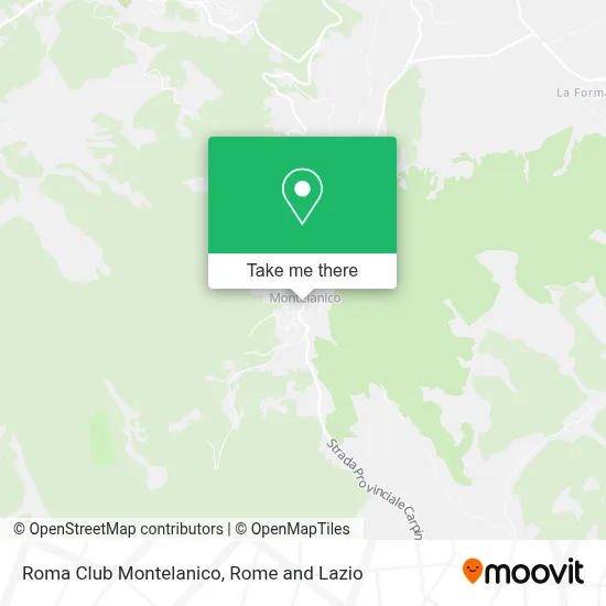 Roma Club Montelanico map