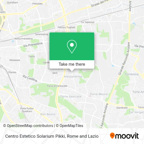 Centro Estetico Solarium Pikki map