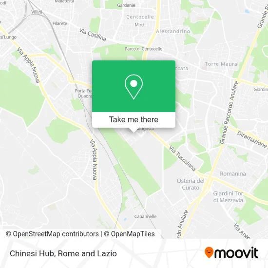Chinesi Hub map