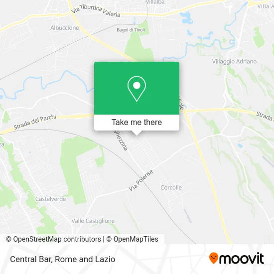 Central Bar map
