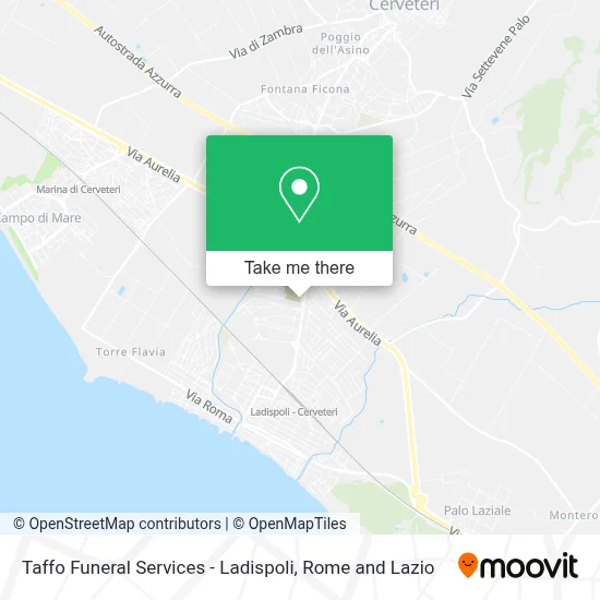 Taffo Funeral Services - Ladispoli map