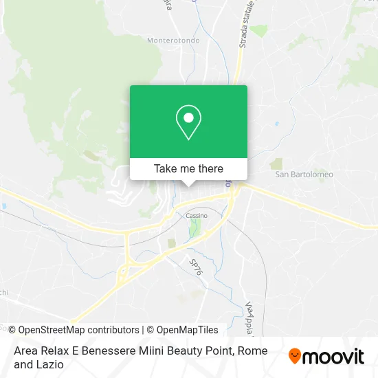 Area Relax E Benessere Miini Beauty Point map