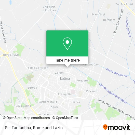 Sei Fantastica map