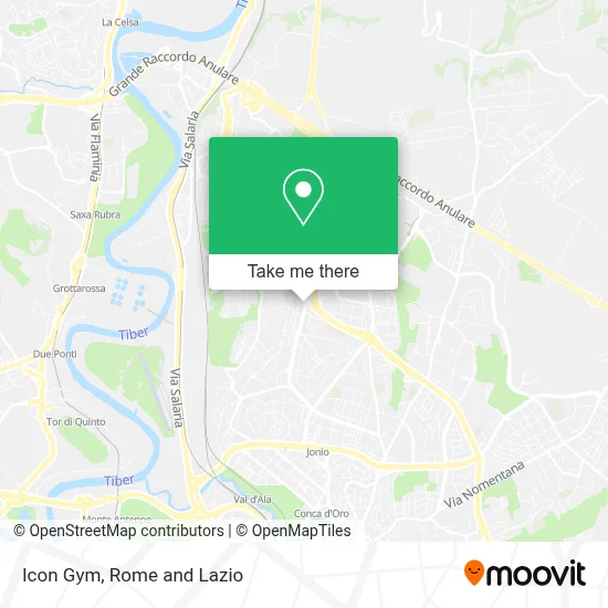 Icon Gym map