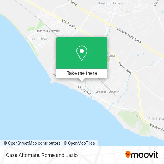 Casa Altomare map