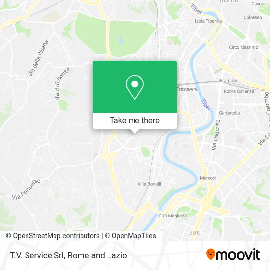 T.V. Service Srl map
