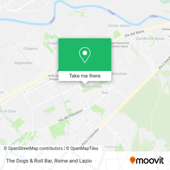 The Dogs & Roll Bar map