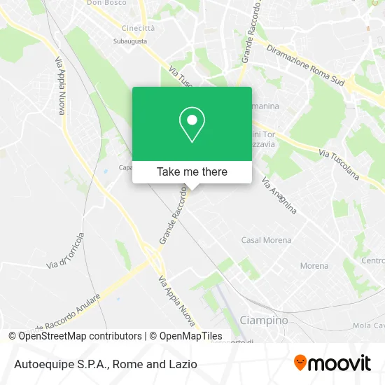 Autoequipe S.P.A. map