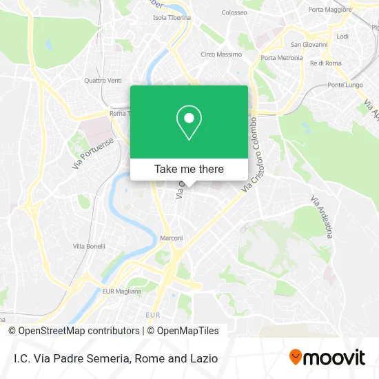 I.C. Via Padre Semeria map