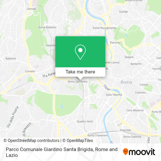 Parco Comunale Giardino Santa Brigida map